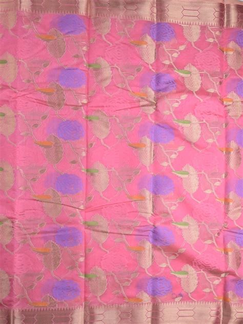 Chanderi Fancy Saree Light Green Color Allover | MyKaladhar