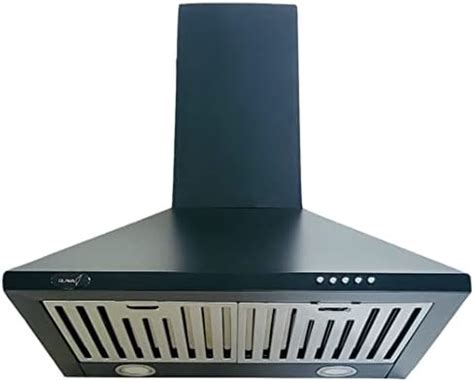 Ruwa 60cm 1250m3/hr Kitchen Chimney Model: Pearl Black with ...