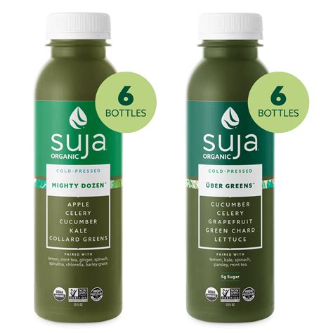 Green Juice Variety Pack | Cold Pressed Juices | Suja Organic