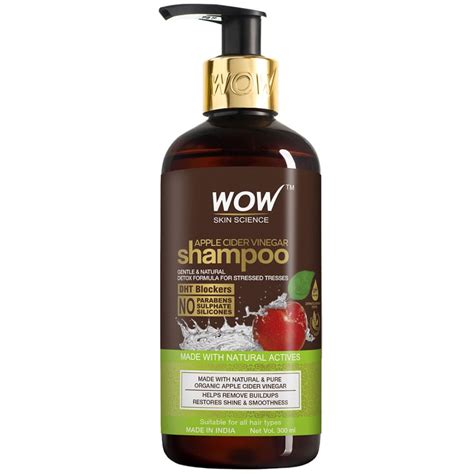 Buy WOW Skin Science Apple Cider Vinegar Shampoo with DHT Blockers ...