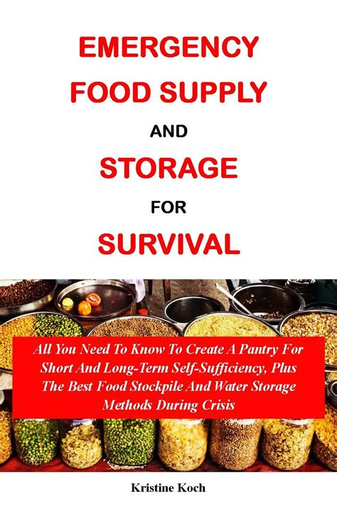 EMERGENCY FOOD SUPPLY AND STORAGE FOR SURVIVAL: All You Need To Know To ...