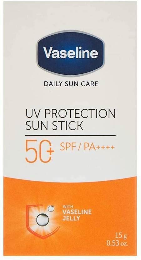Vaseline Daily Sun UV Protection Sun Stick SPF 50+/Pa+++, 15G - Price ...