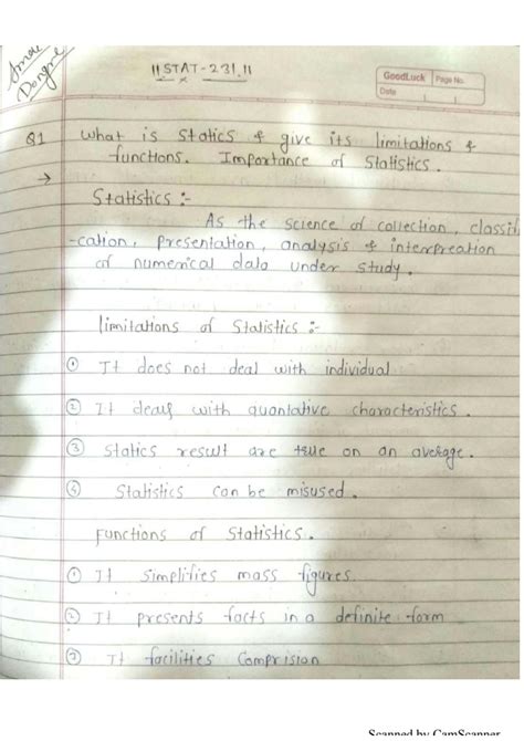 Image result for Data Science Statistics Handwritten Notes