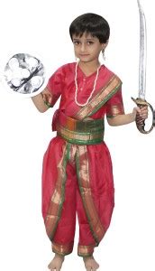 KAKU FANCY DRESSES National Hero/ Freedom Figter Rani Laxmi Bai Costume ...