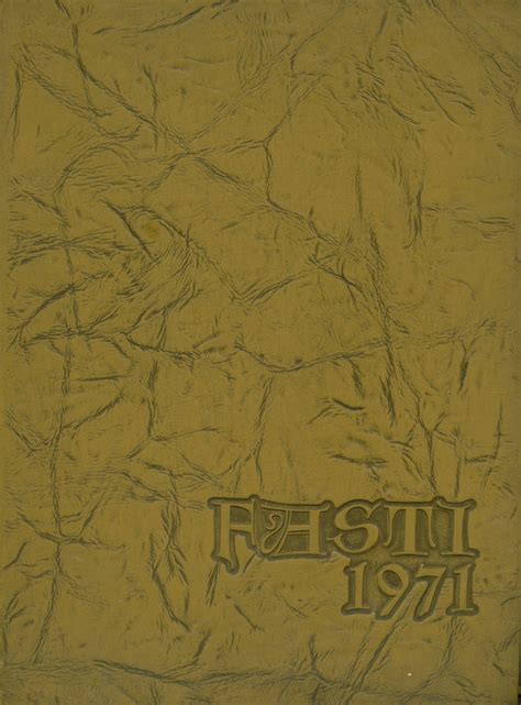 1971 yearbook from Chaffey High School from Ontario, California