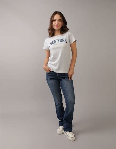 Buy American Eagle Women Blue Next Level Low-Rise Kick Bootcut Jean ...