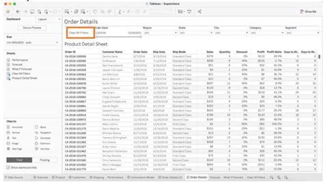Image result for Filters Tableau Examples
