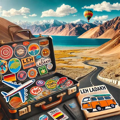 Travel Stickers for Leh Ladakh Adventure | Fomo Store