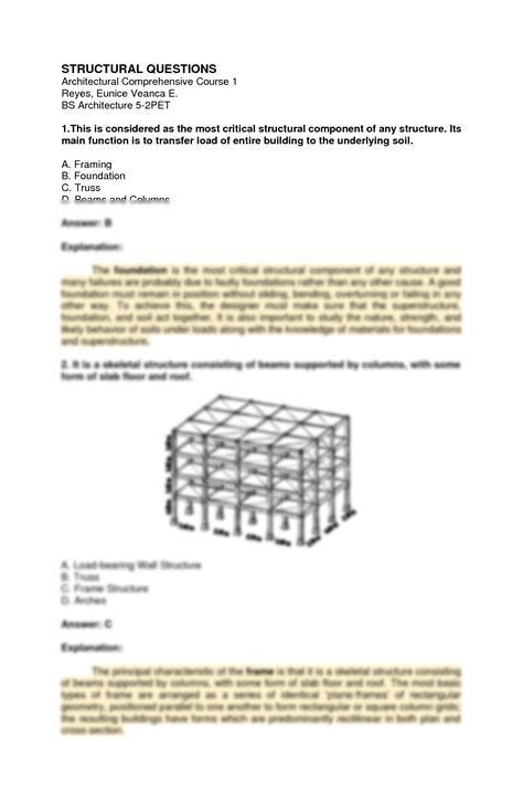 Image result for Structural Forms Questions