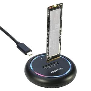 NVMe to USB Docking Station, RIITOP M.2 NVMe SSD Reader for Both NVMe ...