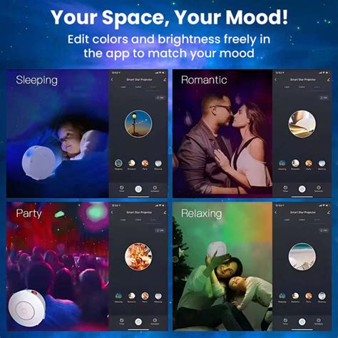 SK20 Wifi Smart Nebula Galaxy Star Light Projector, App & Voice Contro ...