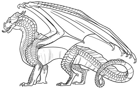 Wings Of Fire Coloring Pages Sandwing