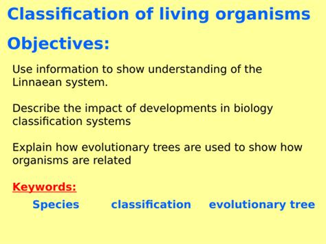 Image result for Classification GCSE