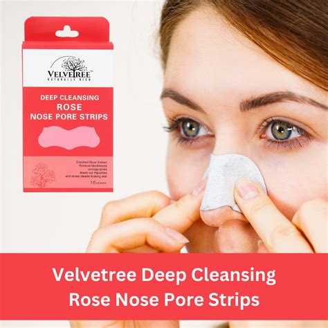 Deep Cleansing Rose Nose Pore Strips (50g) – Velvetree