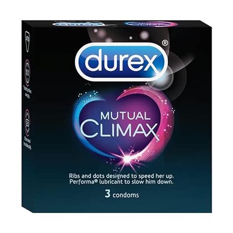 Buy Durex Mutual Climax Condoms for Men & Women - 3 Count |Extra Dotted ...