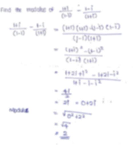 Image result for How to Find Modulus of Complex Number