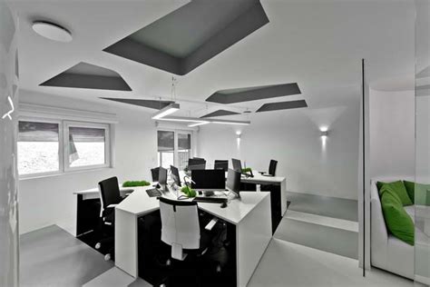 办公室装修-中小型办公室设计案例效果图_