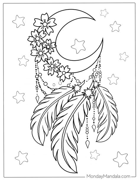 Moon Coloring Pages