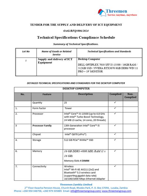 Image result for Computer Samples with Specifications