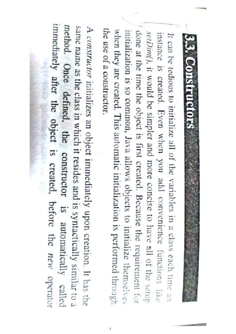 Constructors Overview and Usage in Programming Concepts - Studocu