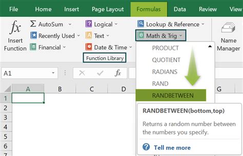 Image result for How to Use Randbetween Excel