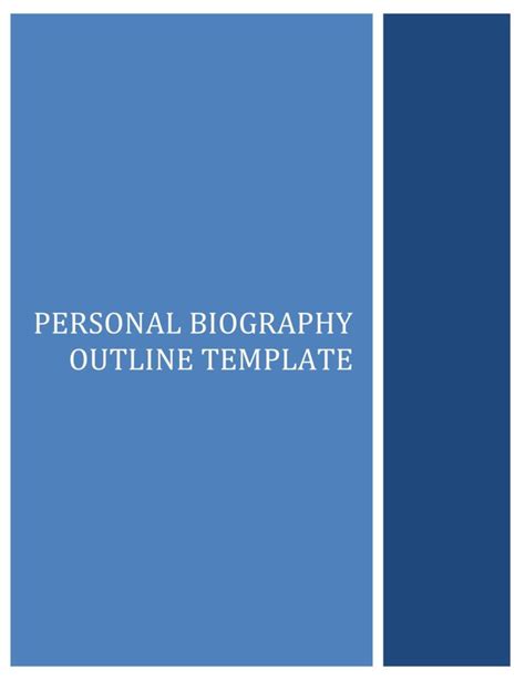 Biography Template Example 的图像结果