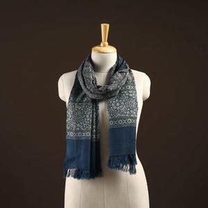 Buy Ajrakh Block Printed Cotton Stitched Blouse