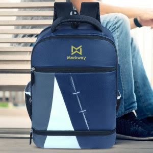 markway FOAMY TRIANGA DURABLE BAGPACK 35 L Laptop Backpack NAVY BLUE ...