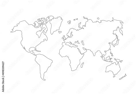 World Map Simple Drawing 的图像结果