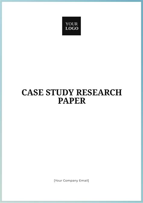 Image result for Case Study Research Paper Example