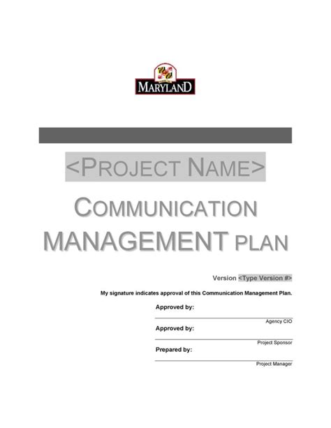Comprehensive Communication Plan Template 的图像结果