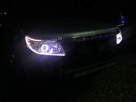 Safari Storm Projector Headlights with Angle Eyes and Audi DRL - Car ...