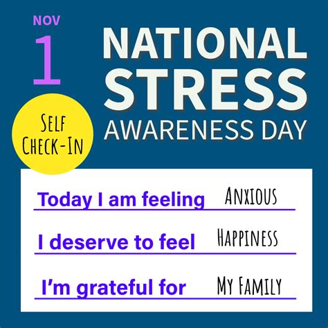 November 1st is National Stress Awareness Day – The Rotation: A ...