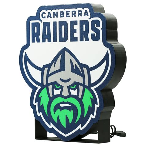 Canberra Raiders LED Light Box | NRL Bar Decor | The 3D Print Smiths
