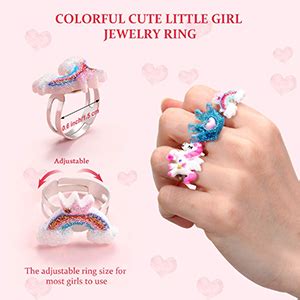 Buy PATPAT® Unicorn Bracelet for Kids Girls Jewelry Set Colorful Shiny ...