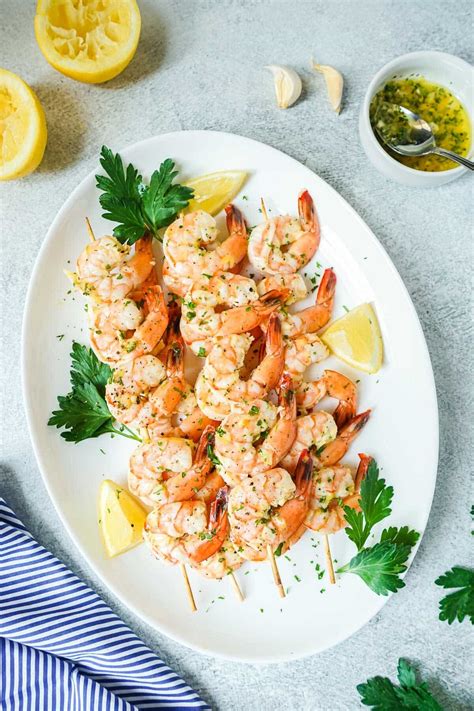 Perfect Oven Baked Shrimp Skewers | Get On My Plate