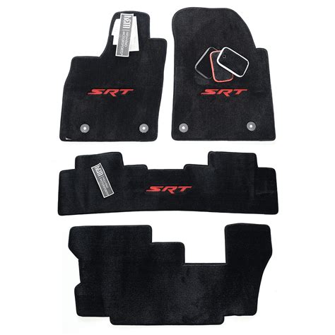 Dodge Durango SRT Hellcat Floor Mats Set - Premium Upgrade