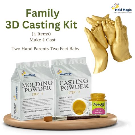 Premium Hand Casting kit for Family -Gift that last Forever – Mold Magic