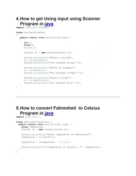 Image result for Short Programs in Java