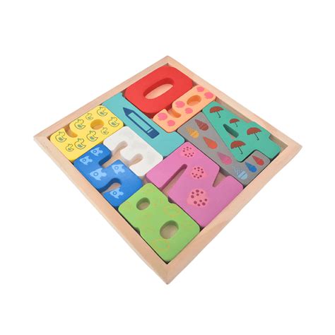 Wooden Puzzle for kids Math Numbers Learning (Square) Jigsaw Puzzle fo ...
