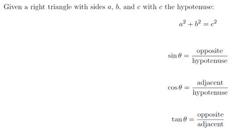 Image result for Right Triangle Geometry Formulas