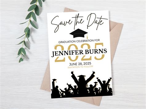 Save The Date Graduation Templates