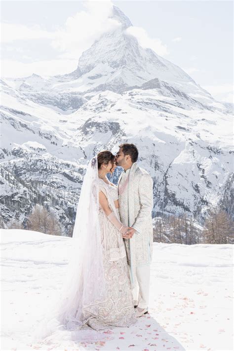 This Indian wedding set against the Matterhorn in Switzerland spelt ...