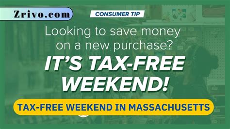 Tax-Free Weekend In Massachusetts