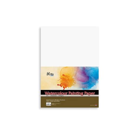ARTO BY CAMPAP WATERCOLOUR PAINTING PAPER -- A4 | 10 SHEETS | 300GSM ...