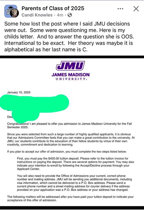 James Madison University Early Action for Fall 2025 Admissions - Page 2 ...