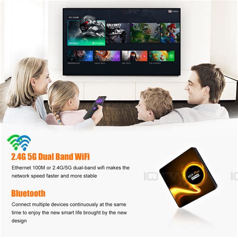Buy 2023 Smart Android 11.0 TV Box Quad Core 2.4G/5G WIFI 6K HD Media ...