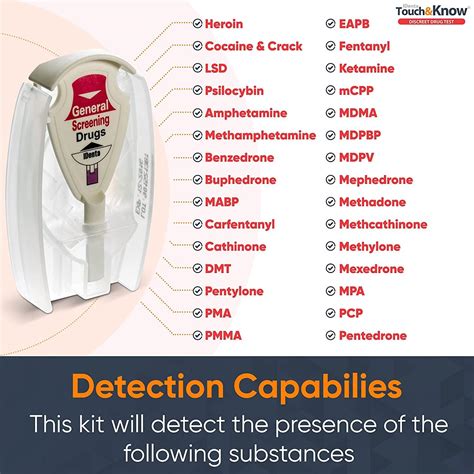 TouchKnow Multi Drug Test Kit - 30 Substance General Screening with ...