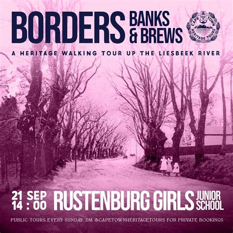 Borders, Banks and Brews - A Heritage Walking Tour up the Liesbeek ...