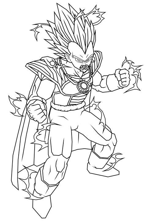 Baby Vegeta Coloring Pages